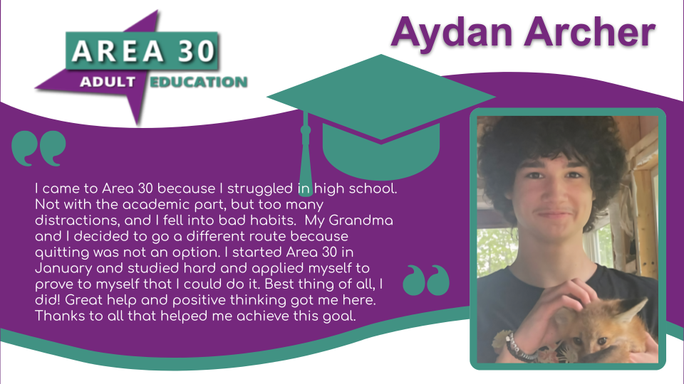 Area 30 2025 Graduation Slides Aydan