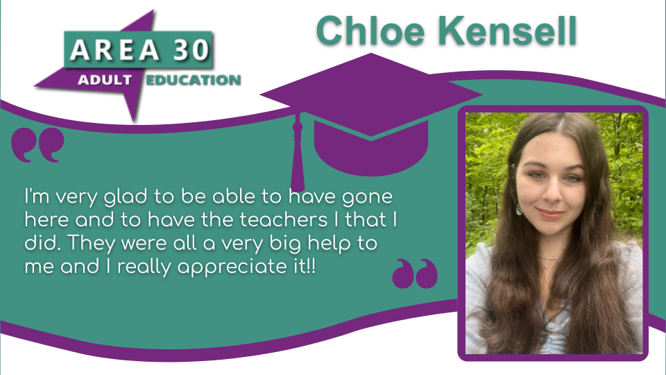 Area 30 2025 Graduation Slides Chloe