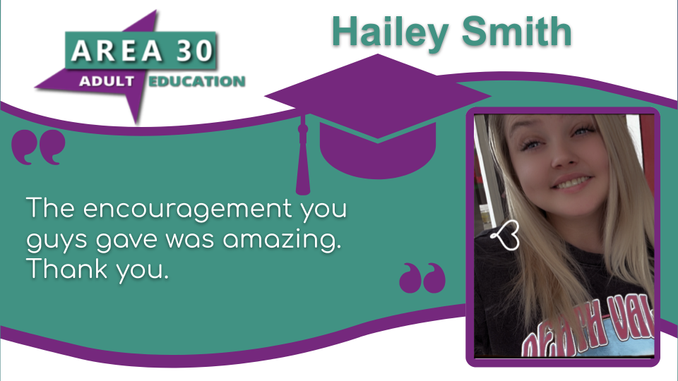 Area 30 2025 Graduation Slides Hailey